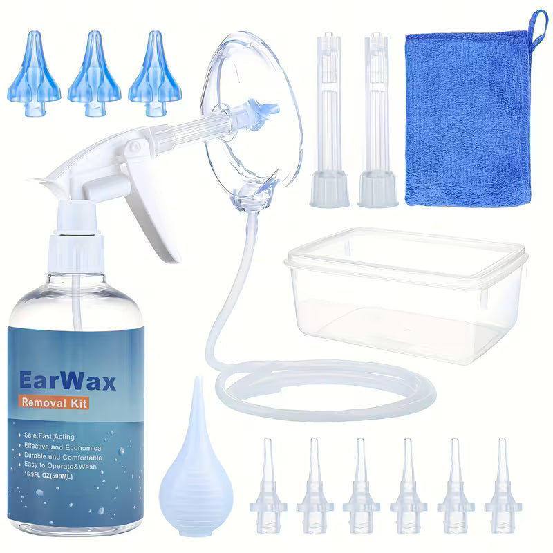 Reusable Ear Wax Removal Kit Designed for Safe And Effective Cleaning at Home, Suitable for Adults And Seniors