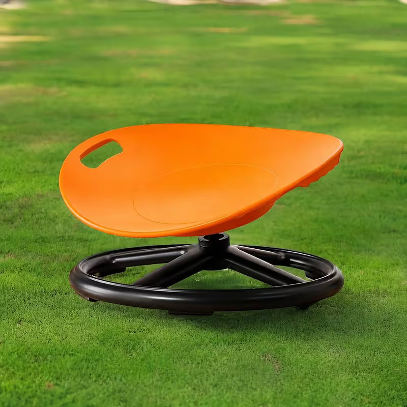 Spinning Sensory Chair- Outdoor Athletics Red/Blue, Durable Plastic And Metal Materials, Suitable for Autism And ADHD Patients- Enhances Coordination And Attention