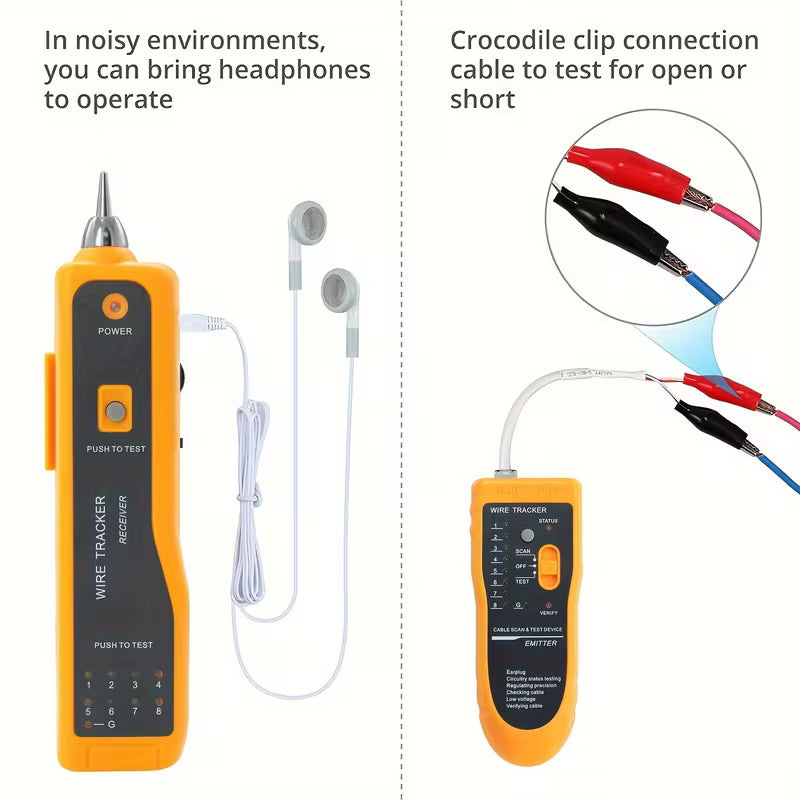 Wire Tracker Network cable, telephone line detector check and find cable line instrument