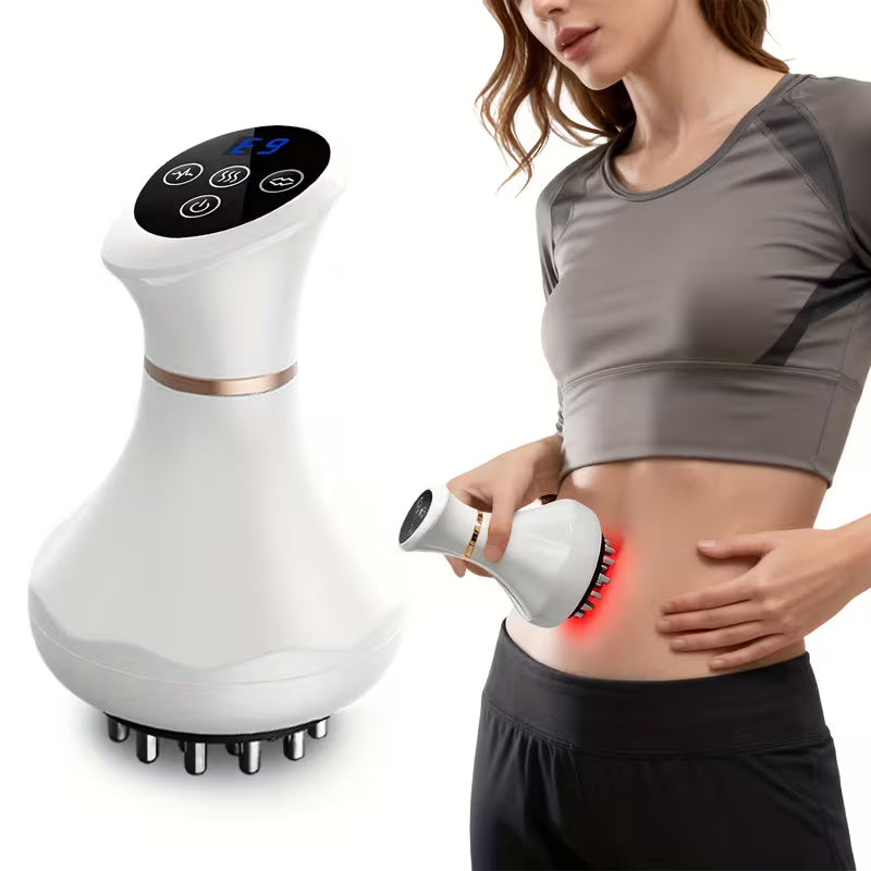 Cross-border Electric Meridian Brush Mini Portable Scraping Instrument Vibration Massager Household Whole Body Cupping Device