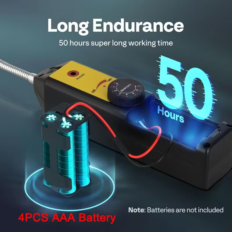 Newly Developed Refrigerant Fluoride Leak Detection Instrument with Indicator Light, High Precision Halogen Gas Leak Detection Instrument, Suitable for Halogen R134A, R410A, R22A Air Conditioning Warm Air AC