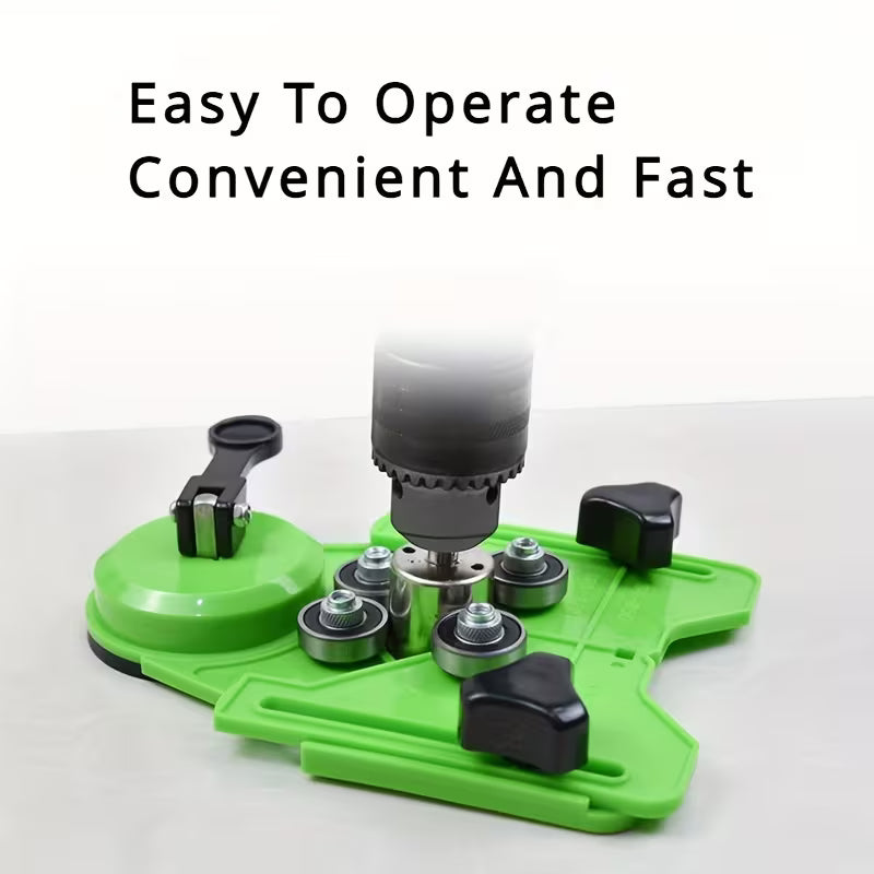 Ceramic Tile Hole Locator, Glass, Marble Hole Locator, Ceramic Tile Chamfer Tool, Ceramic Tile Marble Sucker Fixed Hole Locator, Drilling Locator, Glass Sucker Positioning Hole Opener, Drill Sucker Positioning Hole Locator