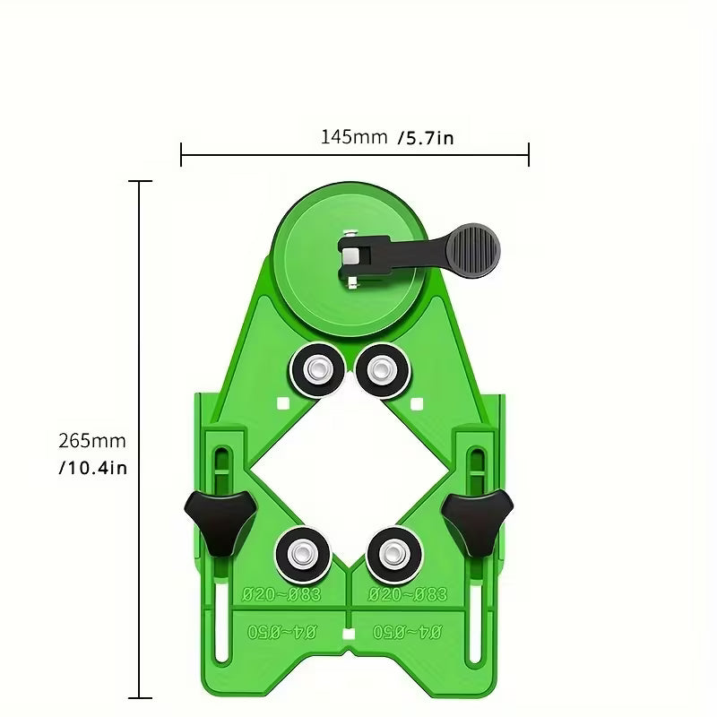 Ceramic Tile Hole Locator, Glass, Marble Hole Locator, Ceramic Tile Chamfer Tool, Ceramic Tile Marble Sucker Fixed Hole Locator, Drilling Locator, Glass Sucker Positioning Hole Opener, Drill Sucker Positioning Hole Locator