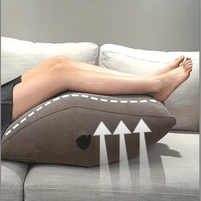 1pc Inflatable Leg Elevation Pillow- Portable Wedge Pillow for Legs Versatile Leg Pillows for Elevation, Leg Rest