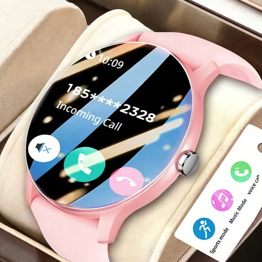2026 Smartwatch/Fitness Band with Wireless Calling, Wireless Connectivity, Multiple Sports Modes, Music Control, Sedentary Reminder, Wallpaper, Weather Updates - USB Charging, Multi-functional Wearable, Compatible with iPhone and Android