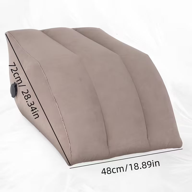 1pc Inflatable Leg Elevation Pillow- Portable Wedge Pillow for Legs Versatile Leg Pillows for Elevation, Leg Rest