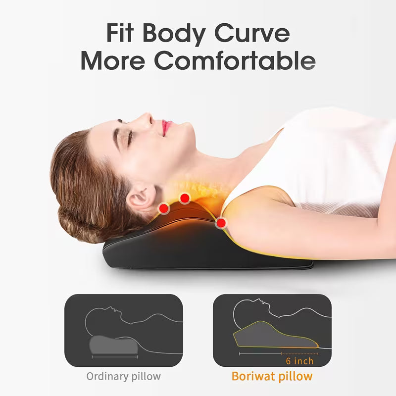 1pc, Shiatsu Neck And Shoulder Massager with Heat - Kneading, Rolling, And Vibrating Functions for Traps, Legs, And Body - Perfect Gift for Men And Women, Ideal for Home, Office, And Travel Use, The Best Mother's Day Gift