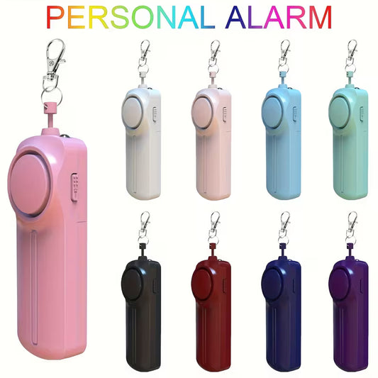 1pc 130DB Safety Sound Personal Alarm, Personal Safety Alarm Keychain, Personal Alarm for Women Men Elderly Emergency Safety Alarm