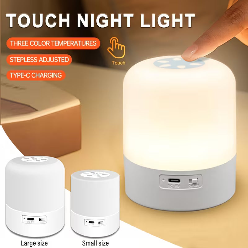 1pc LED Smart Night Lamp, Adjustable Brightness for Bedroom Decor, Ideal for Use in Bedrooms, Living Rooms, Hallways, Kitchens, Wardrobes, And Cabinets, Offering Warm Or White Light