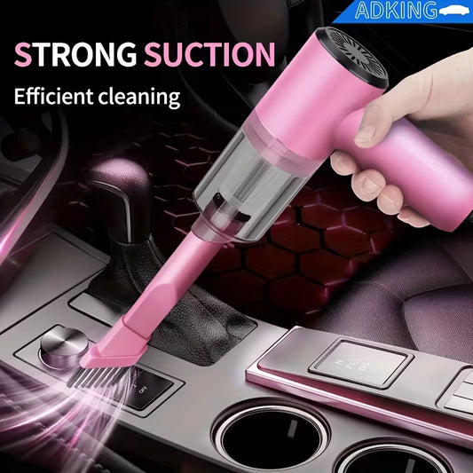 Powerful 12V Vacuum Cleaner with Handheld Design - Ldeal for PetHair, Dust, And Crumbs- Includes Accessory Kit