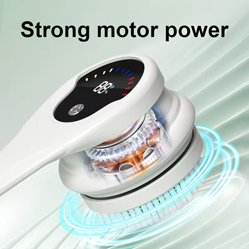 The Electric Rotating Body Brush Is Equipped with 5 Brush Heads And Can Be Charged Via USB. with Comfortable Bristles That Are Gentle on The Skin And Won'T Cause Any Harm, It Offers a More Comfortable And Convenient Bathing Experience