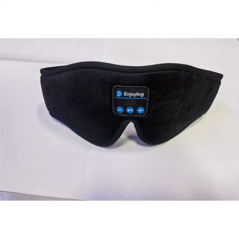 Wireless 3D Stereo Sleep Eye Mask Headphones Music Soft Light Blocking Sleeping Memory Foam Travel Relaxation Valentine's Day Gift for Women and Men