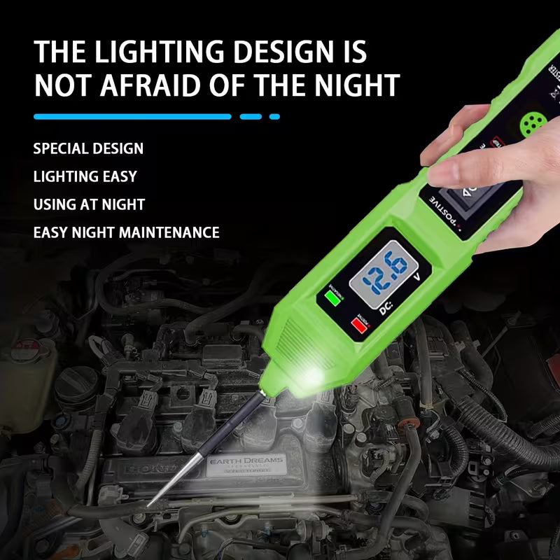 Circuit Tester, 6-24V Automotive Electric Circuit Tester with Voltage Display LED Light, with a buzzer prompt, Power Circuit Probe Kit for All Vehicles