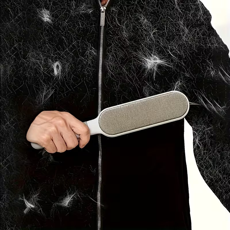 A Lint Brush + 1 Crevice Cleaning Brush, Reusable Manual Electrostatic Lint Remover, Effectively Removes Cat and Dog Hair. Suitable for Clothing, Sofas, Carpets, Furniture, and Bedding Cleaning Tools. A Practical Home Gift