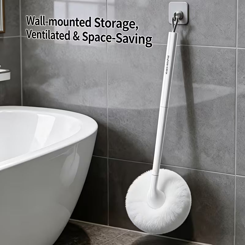JOYBOS Multi-Purpose Bathtub Cleaning Brush with Long Handle Soft Bristles Shower Tile Scrub Brush Wall Mounted Storage Bathroom Floor Tub Deep Cleaning Brush Bathroom Cleaning Tool 2026 New