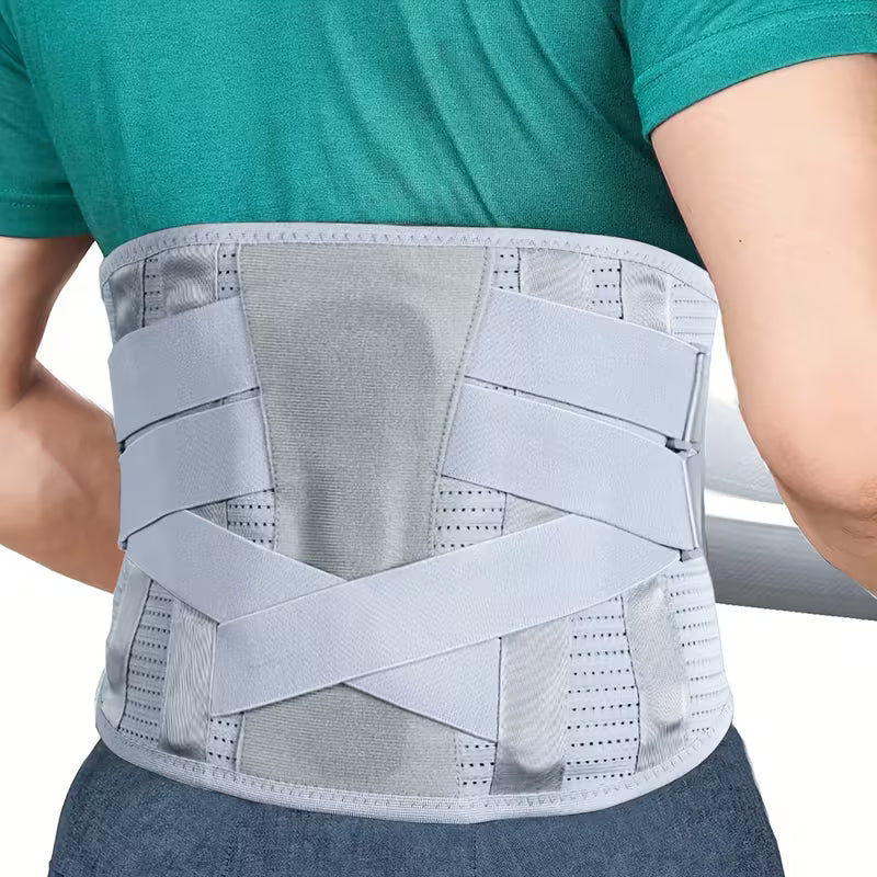 Back Support Belt Adjustable Breathable Lumbar Support Belt for Heavy Lifting, Lower Back Brace for Men and Women