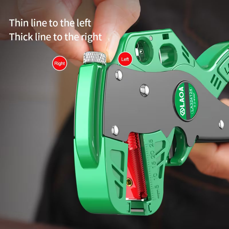 LAOA Duckbill Wire Stripper - Multi-functional Automatic Skinning and Peeling Pliers Special Tool for Electricians Eagle Beak Cable Stripper
