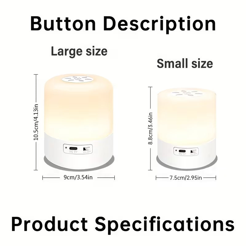 1pc LED Smart Night Lamp, Adjustable Brightness for Bedroom Decor, Ideal for Use in Bedrooms, Living Rooms, Hallways, Kitchens, Wardrobes, And Cabinets, Offering Warm Or White Light