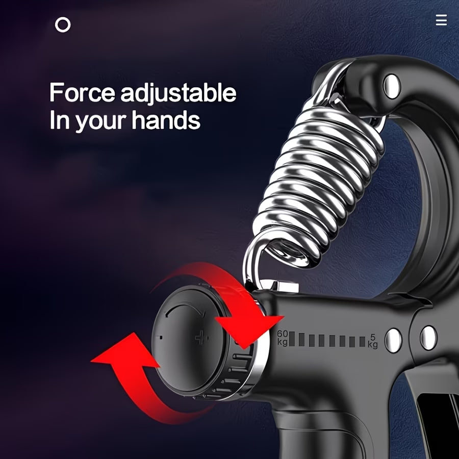 Heavy-Duty Adjustable Hand Gripper Suitable for Fitness - 11.02-132.28LB/22.05-220.46LB Strength Training with Weight Settings, Hand & Forearm Muscle Builder for Gym, Wrist Curl, Pull, Weightlifting - Full-Body Workout Equipment