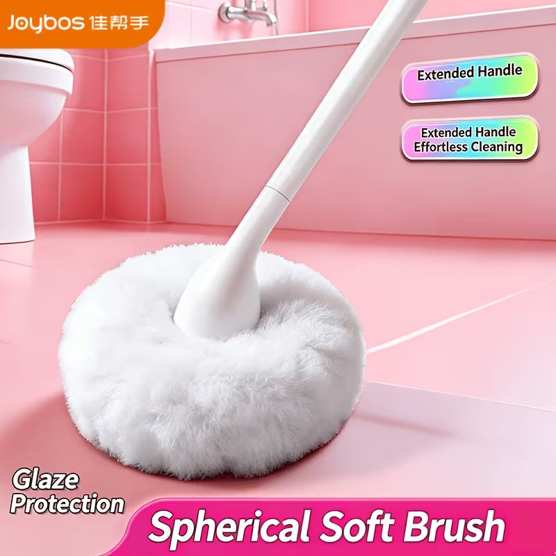 JOYBOS Multi-Purpose Bathtub Cleaning Brush with Long Handle Soft Bristles Shower Tile Scrub Brush Wall Mounted Storage Bathroom Floor Tub Deep Cleaning Brush Bathroom Cleaning Tool 2026 New