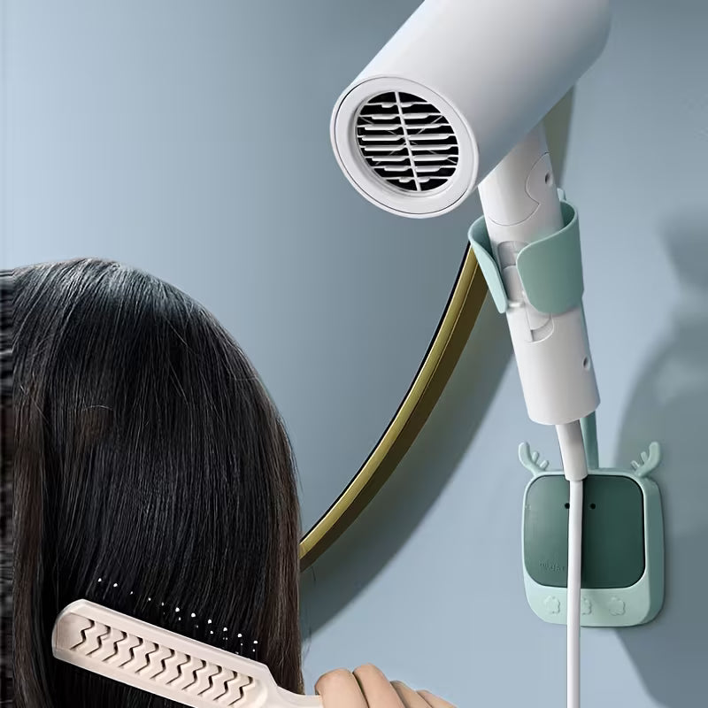 Extended Hair Dryer Stand with Extension Bar for Free Rotation, No Need to Punch Holes, Free Your Hands, And Make Blowing Hair Easy