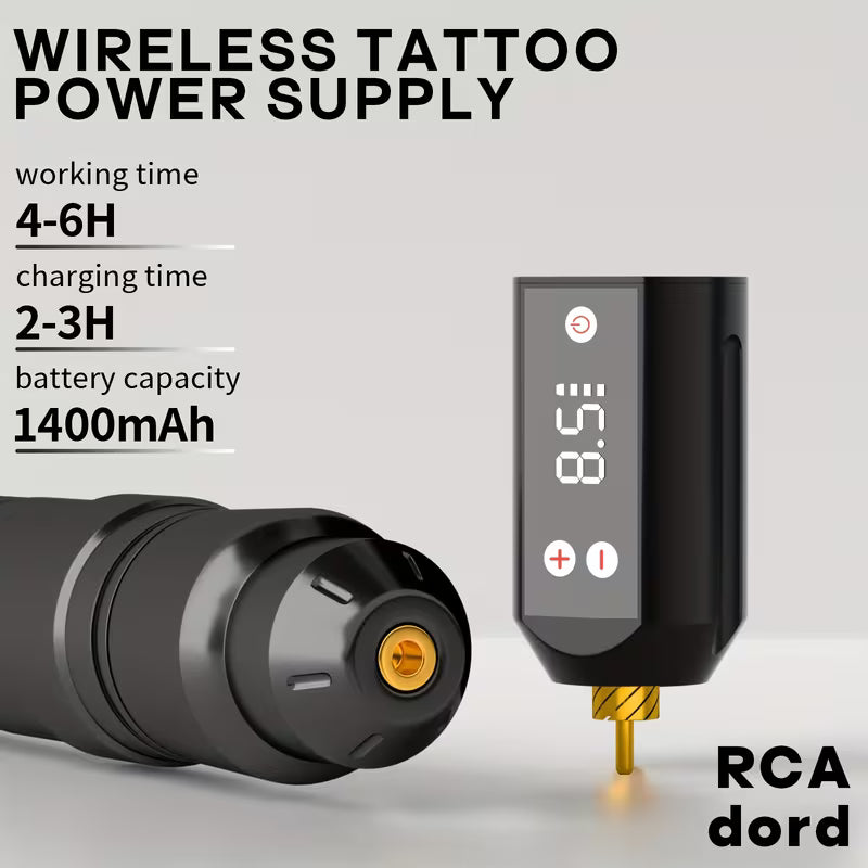 POSEIDON Tattoo V5 Tattoo Pen Kit - POSEIDON Battery Tattoo Pen with Extra Battery 1400mAh, Tattoo Gun Kit with Tattoo Power Supply And 10pcs Tattoo Cartridge Needles, Complete Tattoo Kit 11 Color Tattoo Inks Tattoo Supplies for Beginners