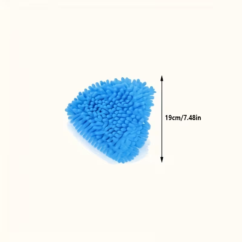 4pcs Triangle Cleaning Mop with Telescopic Handle - Suitable for Dusting Ceilings, Walls, and Floors in Living Rooms, Bedrooms, Outdoors, Bathrooms, and Kitchens - No Dead Angles, Resin Head, Plastic, Manual Operation, Ideal Christmas and