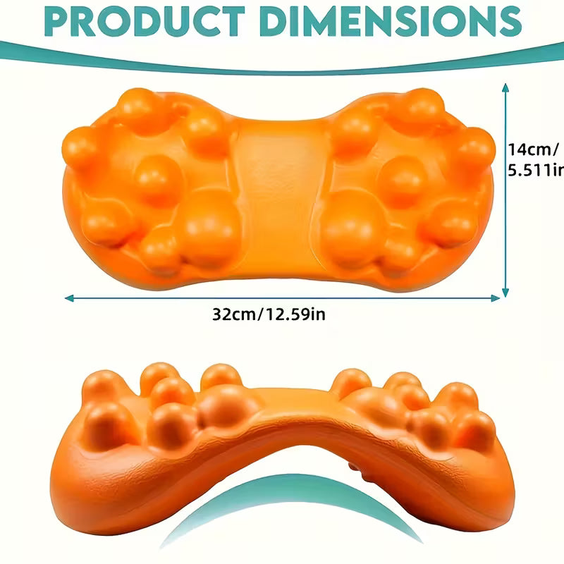 Trigger Point Back Massager for Sciatica - Deep Tissue Muscle Release Massage Tool with 14 Trigger Points for Optimizing Hip, Sacroiliac Joint, Pelvis, Sacrum and Lumbar, Special Features for and Muscle