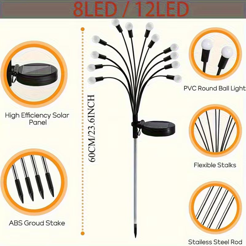 18 Scenarios to Use Smart Light LEDs Firefly Lights Firefly Lights Solar Outdoor Solar Firefly Lights Garden Outdoor Patio Decor Solar Lights