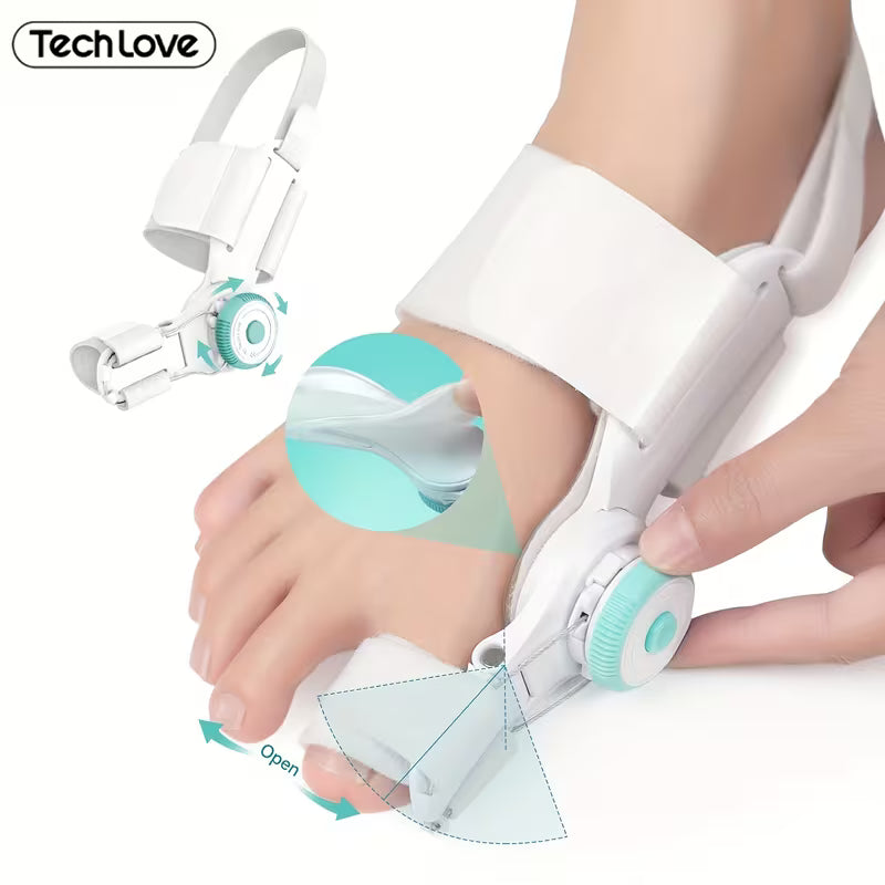 Device for Both Men And Women, Featuring an Adjustable Knob Splint for Bunions, Equipped with a Non-Slip Heel Strap, Compatible with Both Left And Right Feet