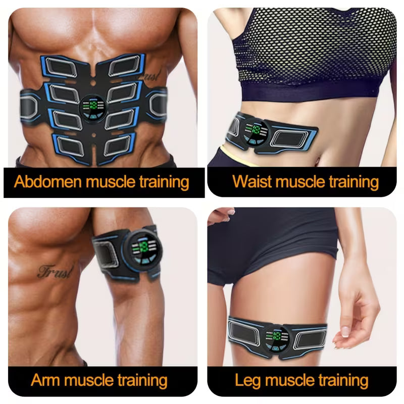 EMS Whole Body Muscle Training Band, Muscle Stimulator, Abdominal Muscle Training Band, Muscle Stimulation Massage Instrument, Ideal For Reading, Watching Movies And Housework, Muscle Training Massage Instrument