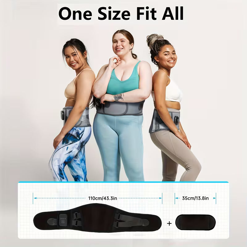 Cordless Heating Pad with Massager, Portable Lower Back Massager Eligible Wearable, Father's Day Gifts, Birthday Gifts for Dad Mom Men Women, Wearable Massager, Soft Fabric, Easy To Clean 10K+ sold Sourced from EasyFit Shop Star storeStar