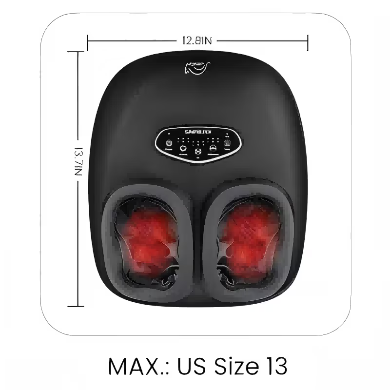 Snailax Shiatsu Foot Massager with Heat, Deep Kneading, Compression, Vibration, Christmas Gifts For Dad and Mom