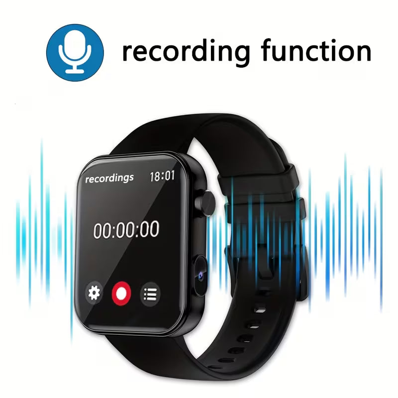 The First Smartwatch for Taking Photos, Recording Audio, And Recording Videos in 2025, Equipped with a Built-In Camera, Fashionable And Sporty Smartwatch, Wireless Calling, And Multifunctional Smartwatch